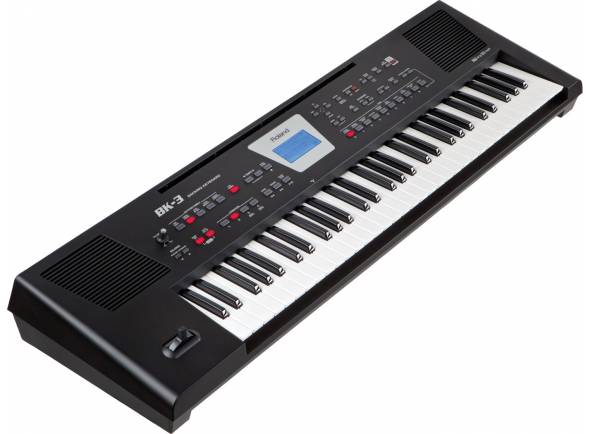 Roland BK-3 teclado caixa ritmos sequenciador colunas profissional usb computador
